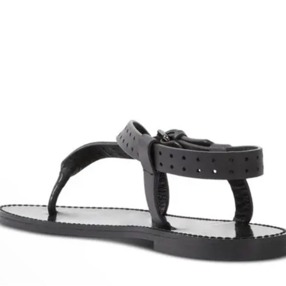 The Kooples Perforated thong Sandals size 40 or a US 9. New with box and dustbag - Picture 3 of 11